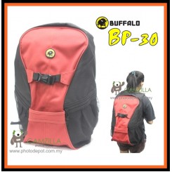 Buffalo BP-30 Professional Camera Bag Backpack - RED Color For Canon Nikon Sony Olympus Fuji